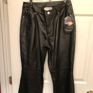 Vintage leather jeans